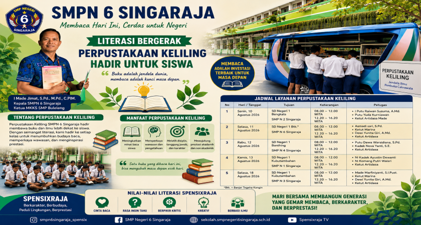 BUKU ADALAH JENDELA DUNIA, dan MEMBACA ADALAH KUNCI MASA DEPAN