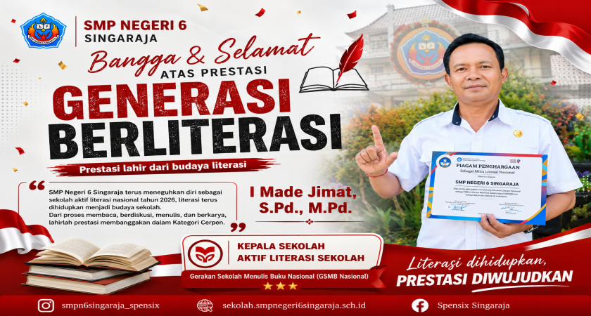 SPENSIXRAJA LITERACY ACHIEVEMENT
