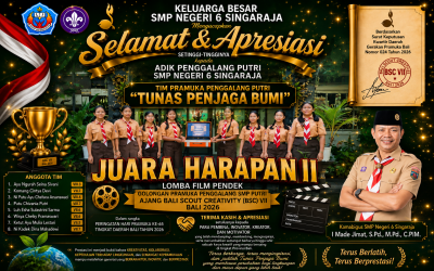SELAMAT & APRESIASI SALAM PRAMUKA!