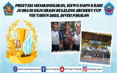 Atlit Pemanah SMPN 6 Singaraja Yang Gagah, Telah Berbenah